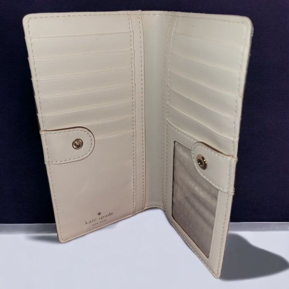 Kate Spade stacy mikas pond wallet coral New - Picture 3 of 12